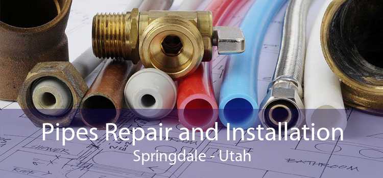 Pipes Repair and Installation Springdale - Utah