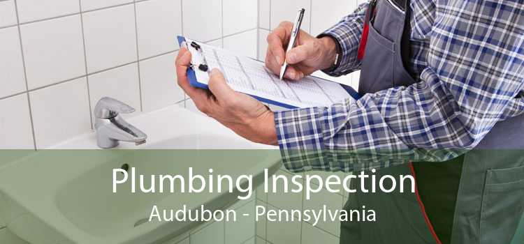 Plumbing Inspection Audubon - Pennsylvania