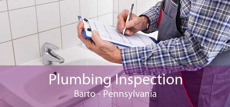 Plumbing Inspection Barto - Pennsylvania