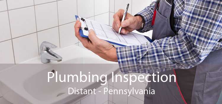 Plumbing Inspection Distant - Pennsylvania