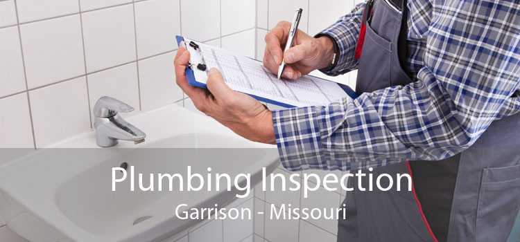 Plumbing Inspection Garrison - Missouri