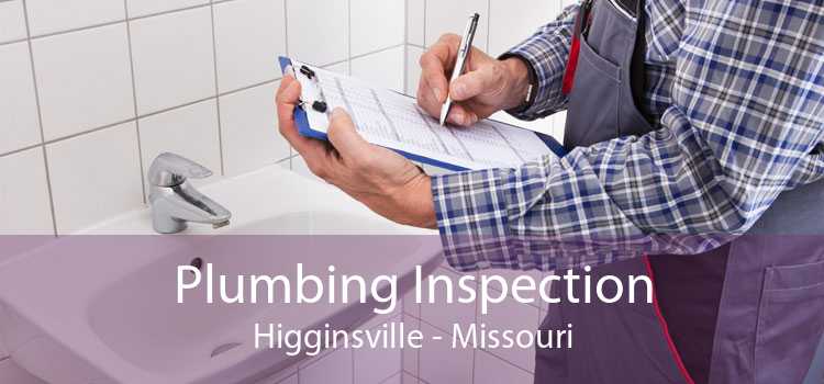Plumbing Inspection Higginsville - Missouri