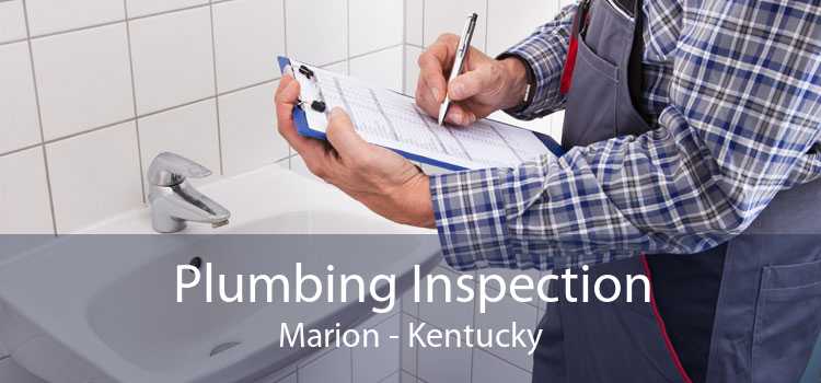 Plumbing Inspection Marion - Kentucky