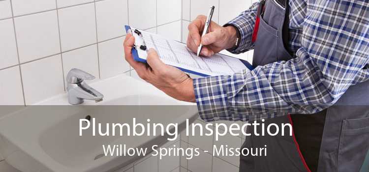 Plumbing Inspection Willow Springs - Missouri