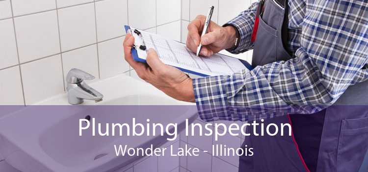 Plumbing Inspection Wonder Lake - Illinois
