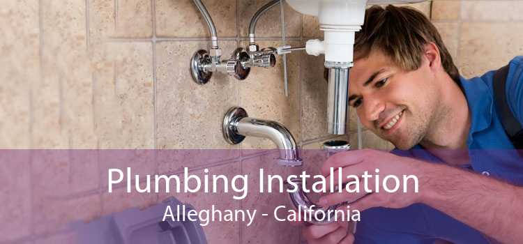 Plumbing Installation Alleghany - California