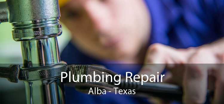 Plumbing Repair Alba - Texas