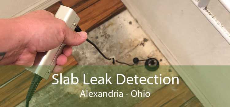 Slab Leak Detection Alexandria - Ohio