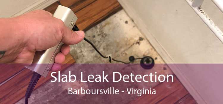 Slab Leak Detection Barboursville - Virginia
