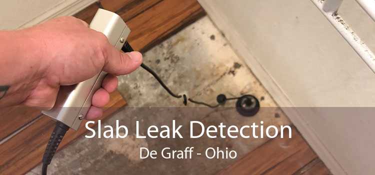 Slab Leak Detection De Graff - Ohio