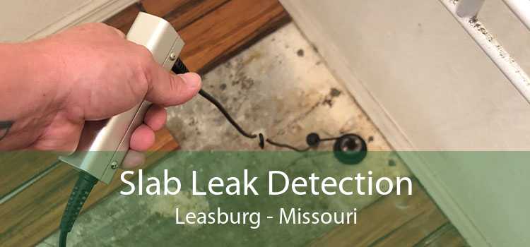 Slab Leak Detection Leasburg - Missouri