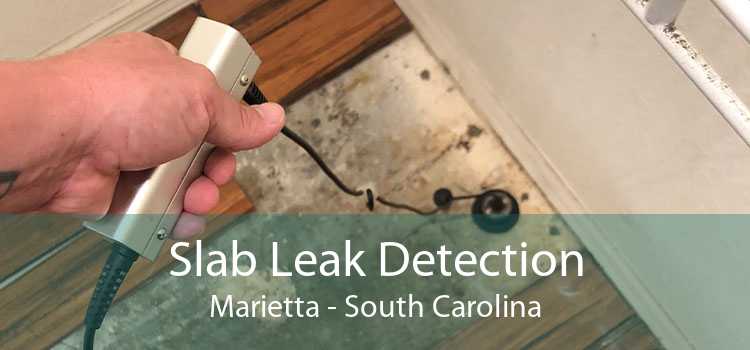 Slab Leak Detection Marietta - South Carolina