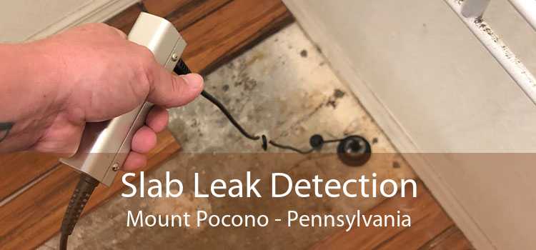 Slab Leak Detection Mount Pocono - Pennsylvania