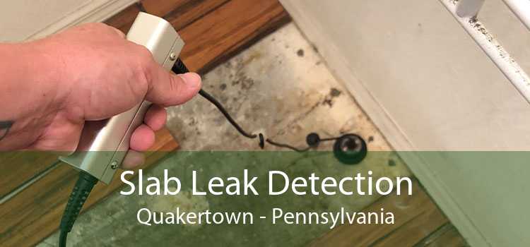 Slab Leak Detection Quakertown - Pennsylvania
