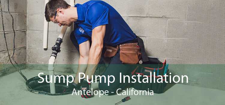 Sump Pump Installation Antelope - California