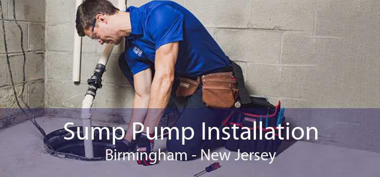 Sump Pump Installation Birmingham - New Jersey