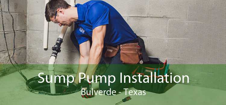 Sump Pump Installation Bulverde - Texas