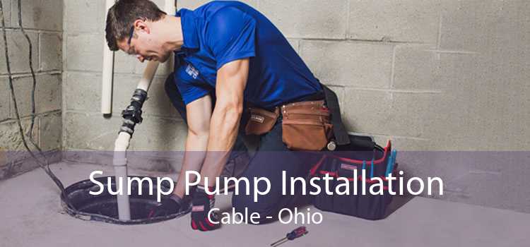 Sump Pump Installation Cable - Ohio