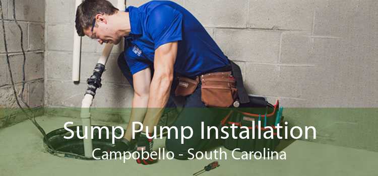 Sump Pump Installation Campobello - South Carolina