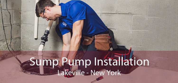 Sump Pump Installation Lakeville - New York